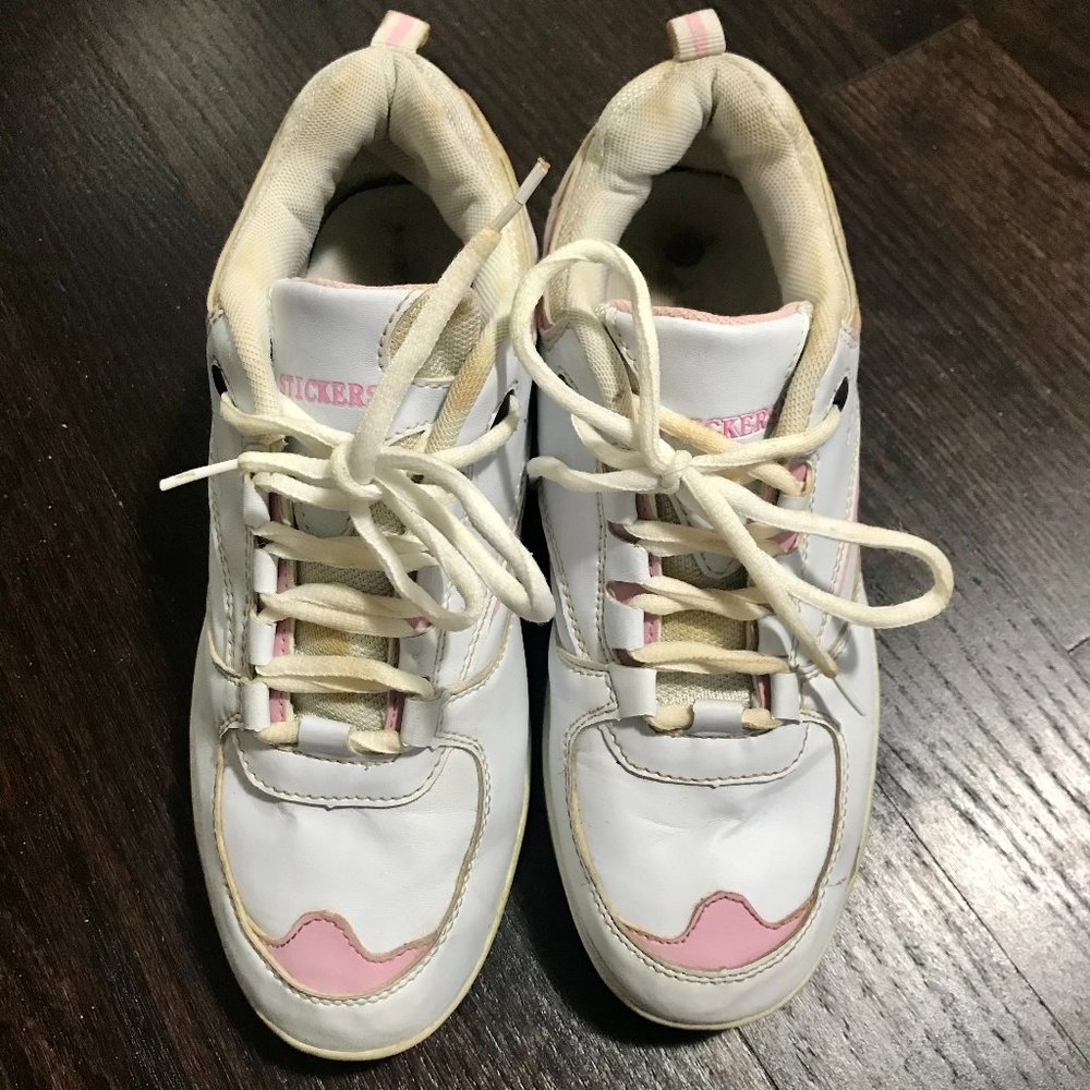 White Sneakers with Wheels